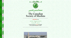 Desktop Screenshot of muslimcanada.org